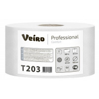 Туалетная бумага в средних рулонах Veiro Professional Comfort T203