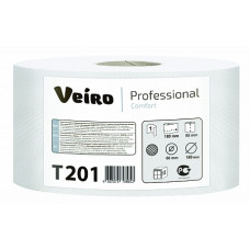 Туалетная бумага в средних рулонах Veiro Professional Comfort T201